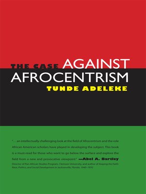 cover image of The Case against Afrocentrism